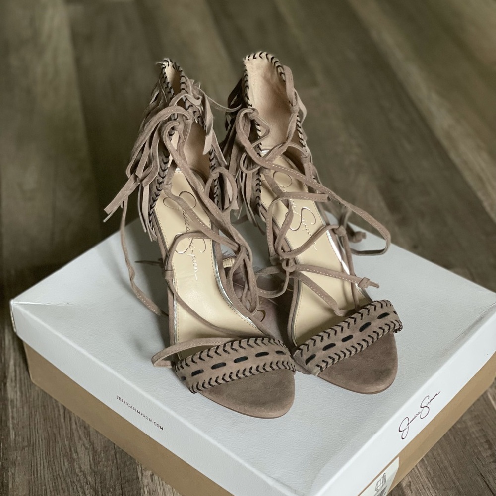 Fringe sandal by Jessica Simpson